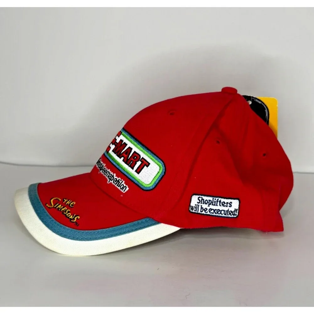The Simpsons Kwik E Mart Apu Nahasapeemapetilon Strapback Hat NWT Cap